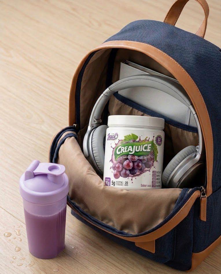 CreaJuice na mochila